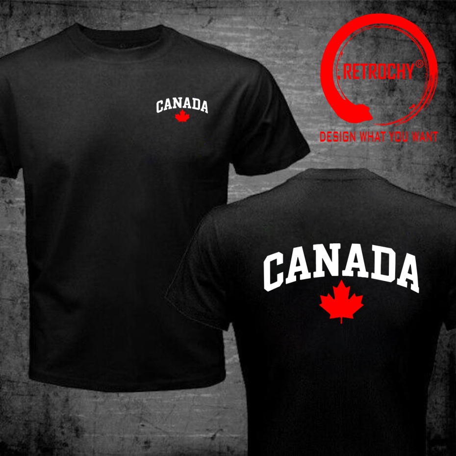 Street Fashion Canada - Kanada-T-Shirt mit lustigem Aufdruck, modisches Herren-T-Shirt,