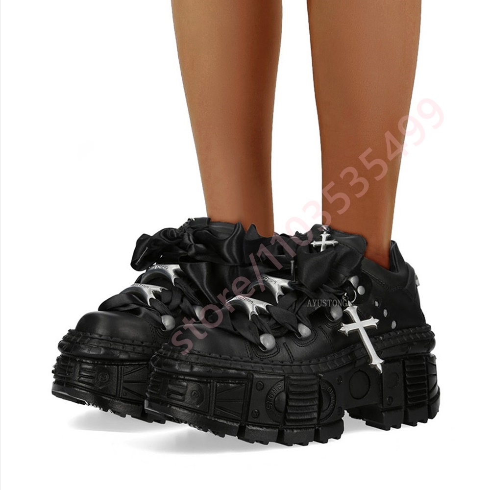 Street Fashion Y2K - Robuste Punk-Metall-Nieten-Stiefeletten 2026 Neu Street Rock