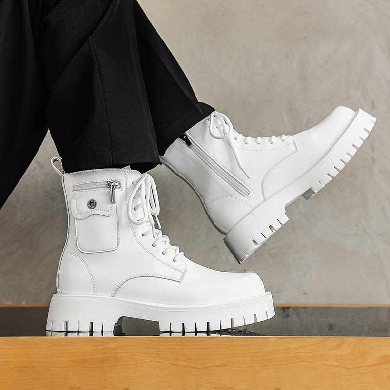 2025 Trend Männer Stiefel Turn – Street Fashion Men 2025 Bewertung und Preis