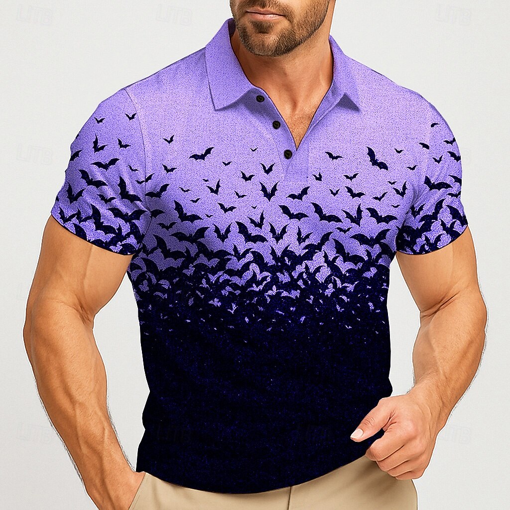 2025 Halloween Herren-Poloshir – Street Fashion Men 2025 Bewertung und Preis