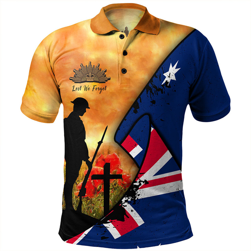 Lest We Forget Anzac Day Polos – Street Fashion Men 2025 Bewertung und Preis